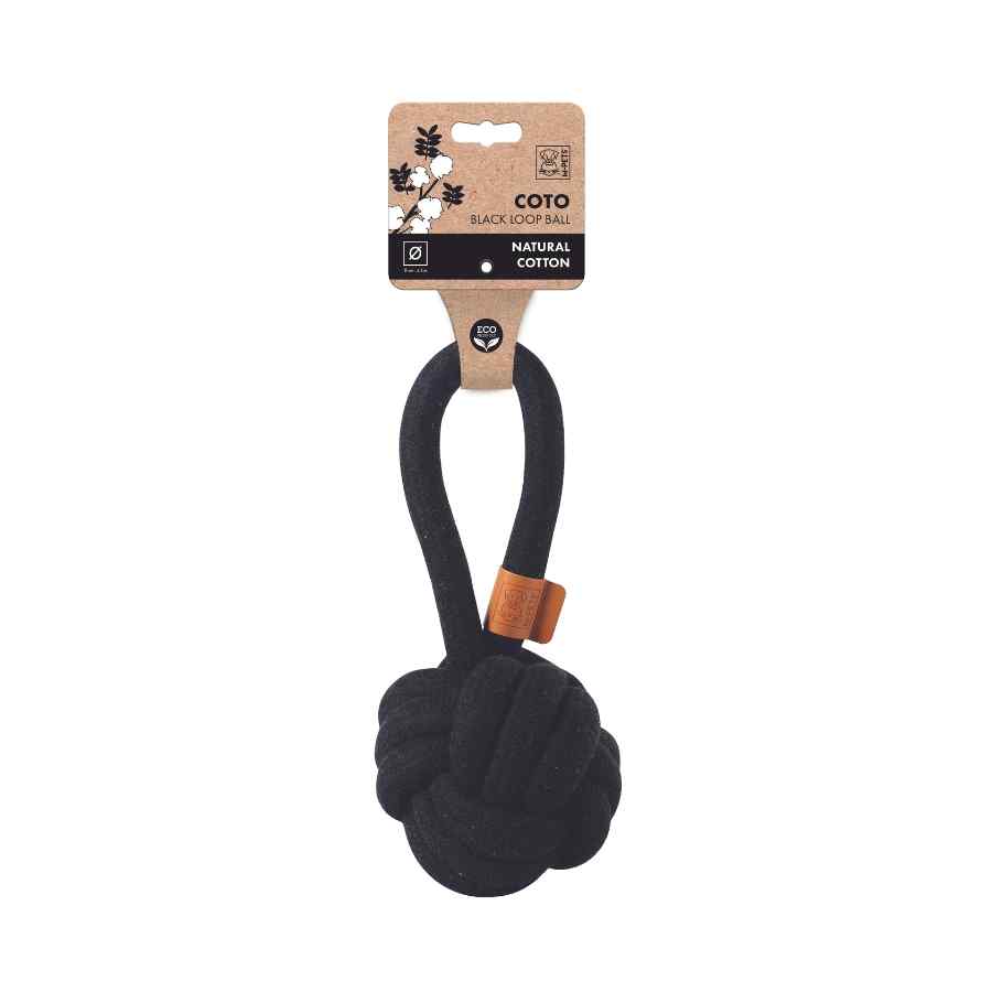 Coto Bucle De Bola Negro 11 Cm